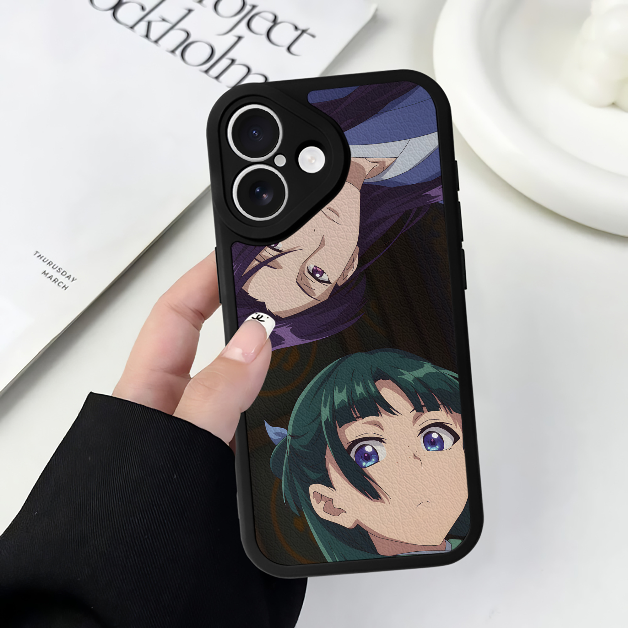 薬屋のひとりごと The Apothecary Diaries 【iPhone 16シリーズ対応】シリコンスマホケース（レザー調） 材質：シリコン